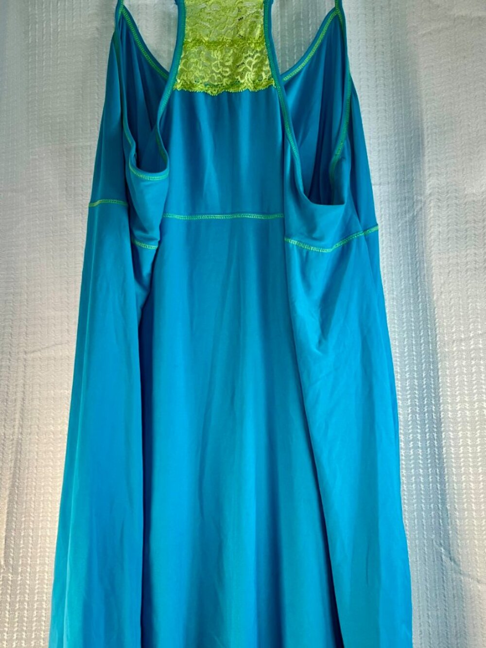 Secret Treasures Sleeveless Turquoise Chemise Nightgown size 2X - Picture 2 of 8